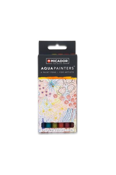 Aquapainters - 6 Paint Pens: Autumn Collection