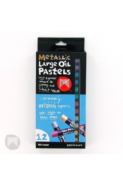 Micador Large Oil Pastels - Metallic
