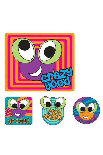 Avery Merit and Reward Stickers: Googly Eyes 30mm (Roll of 100)