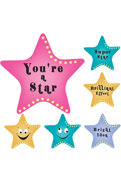 Avery Merit and Reward Stickers: Super Star - 30mm (Roll of 100)