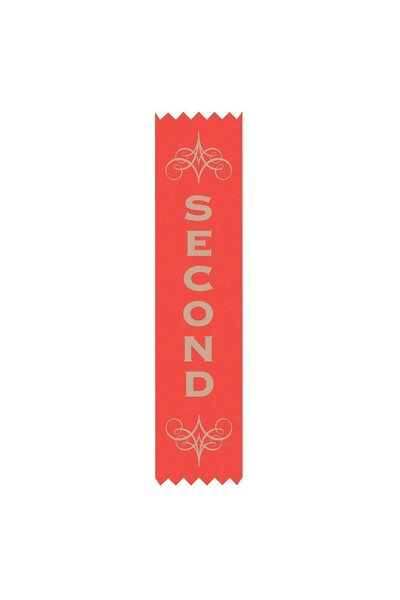Avery Satin Merit Ribbon - 2nd (Pack of 100)