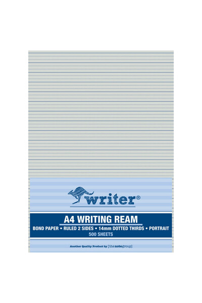Writer A4 Writing Ream - Bond Paper: 14mm Dotted Thirds