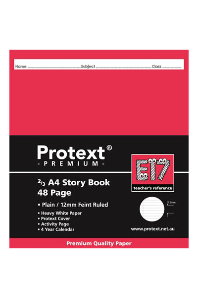 Story Book - Plain/12mm Ruled (48 Pages)