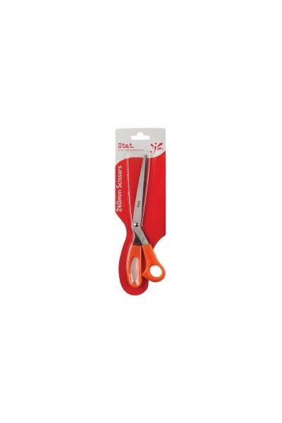 Stat Scissors - 240mm (Orange Grip)