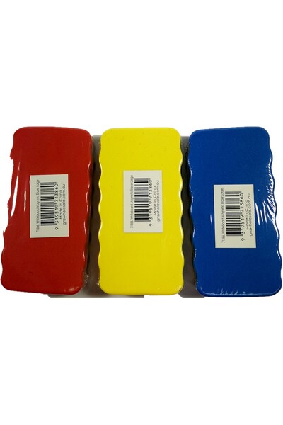 Magnetic Whiteboard Eraser - Large (Assorted)
