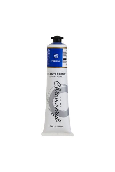 Chromacryl Students Acrylic Paint - Cool Blue