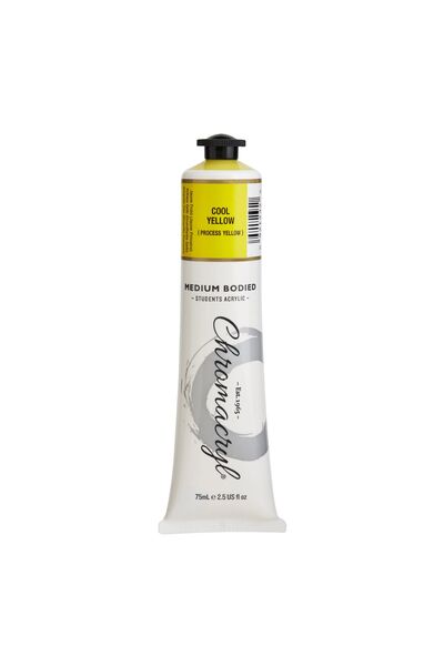 Chromacryl Students Acrylic Paint - Cool Yellow