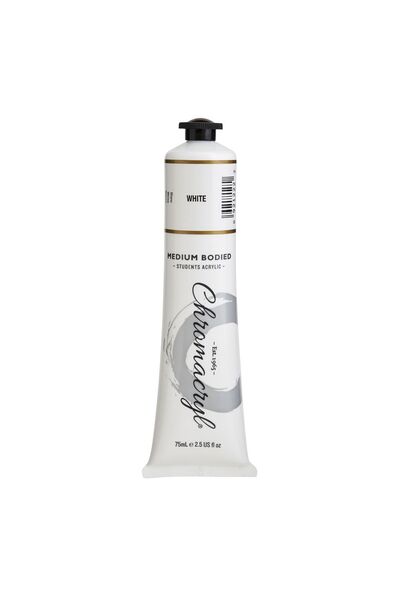 Chromacryl Students Acrylic Paint - White