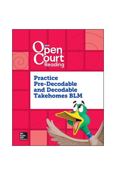 Open Court Reading: Practice Pre-Decodable & Decodable Takehome Reader Set of 25 - Grade K (4 Colour)