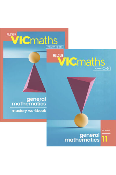 Nelson VicMaths 11 General Mathematics - Student Book and Workbook Value Pack