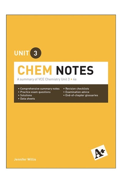 A+ Chemistry Notes: VCE Unit 3 (4th Edition)