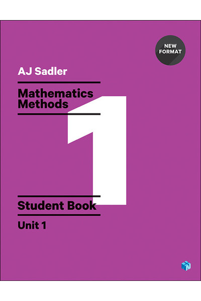 Sadler Mathematics Methods for WA - Unit 1: Student Book (Print & Digital)