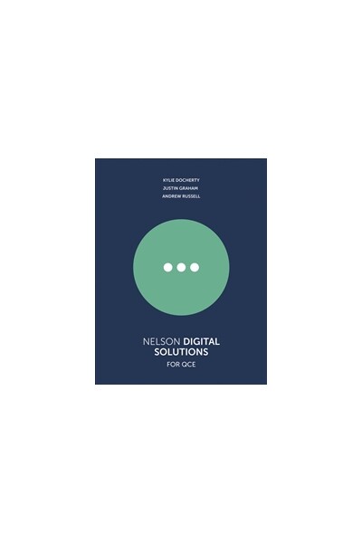 Nelson Digital Solutions for QCE Units 1–4 - Student Book with 1 Access Code for 26 Months (Print & Digital)