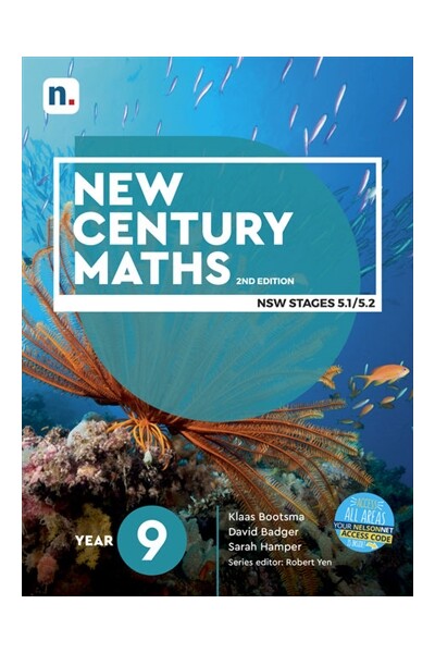 New Century Maths 9 Student Book (1 x 26 month NelsonNetBook access code)