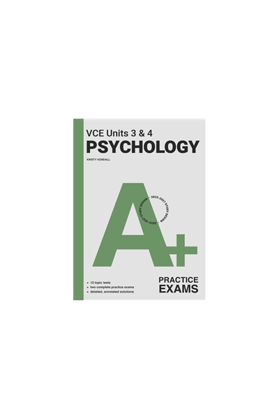 A+ Psychology Exam: VCE Units 3 & 4