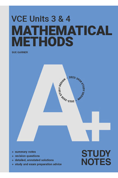 A+ VCE Year 12 Mathematical Methods Study Notes