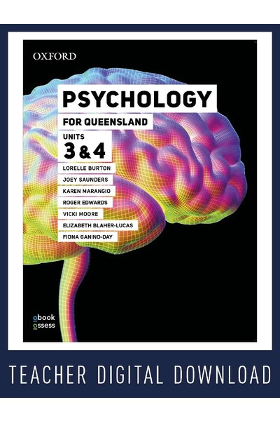 Psychology for Queensland - Units 3 & 4: Teacher obook/assess (Digital Access Only)