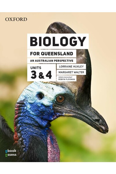 Biology for Queensland An Australian Perspective Units 3 & 4 (Third edition) Student book + obook assess