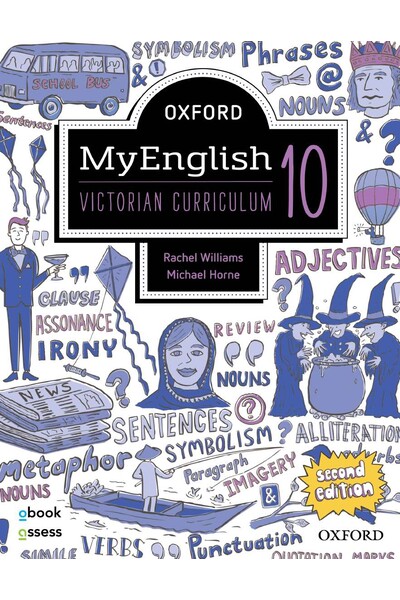 Oxford MyEnglish VIC Curriculum - Year 10 (Seond Edition): Student Book + obook/assess (Print & Digital)