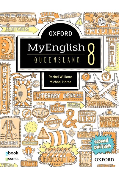 Oxford MyEnglish QLD Curriculum - Year 8: Student Book + obook/assess (Second Edition)
