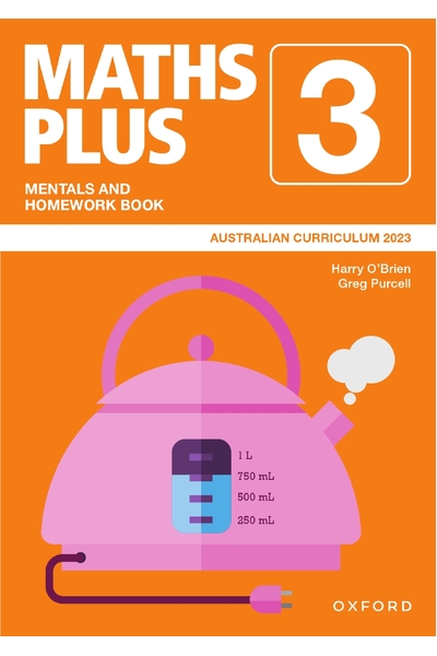 Maths Plus Australian Curriculum Edition - Mentals & Homework Book: Year 3 (2023)