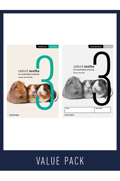 Oxford Maths Student & Assessment Book Value Pack - Year 3 (Third Edition)