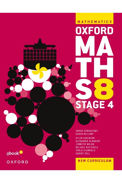 Oxford Maths 8 Stage 4 NSW Curriculum Student Book + obook pro (Print & Digital)