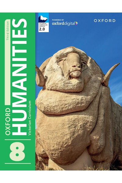 Oxford Humanities 8 Victorian Curriculum Third Edition - Student Book + Essential Access (Print & Digital)