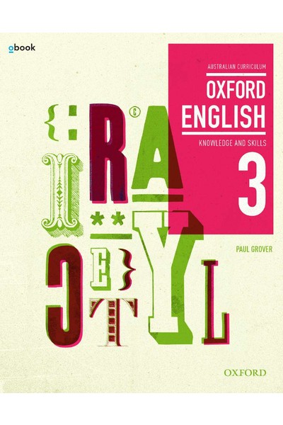 Oxford English 3 - Years 9-10: Student Book + obook/assess (Print & Digital)