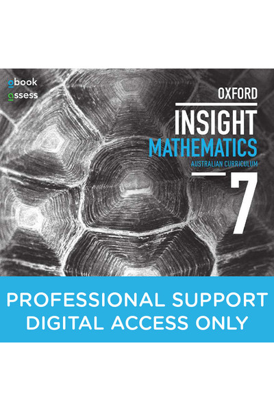 Oxford Insight Mathematics AC for NSW: Year 7 - Professional Support obook/assess (Digital Access Only)
