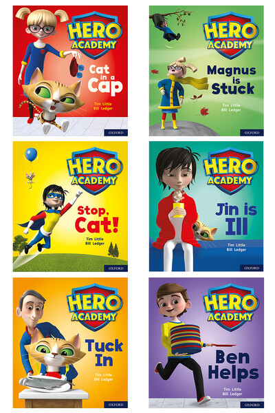 Hero Academy - Mixed Packs: Level 1+ (Letters and Sounds - Phase 2, Sets 3-5)