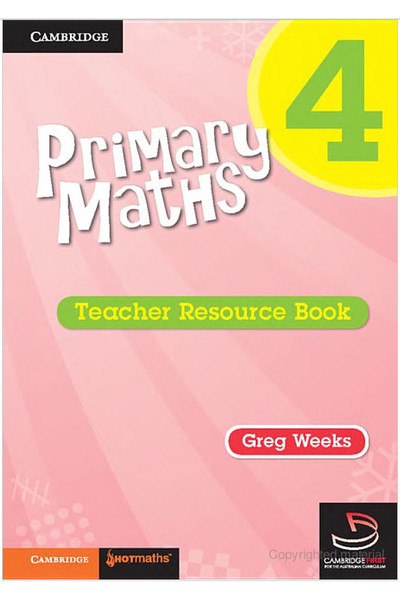 Primary Maths - Teacher Resource Books: Year 4