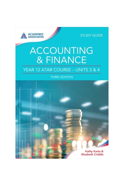 Year 12 ATAR Course Study Guide - Accounting & Finance Third Edition