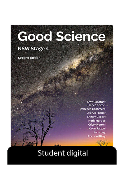 Good Science NSW Stage 4 2e Student Book - Digital Only