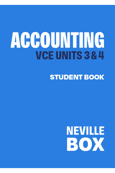 Accounting VCE Units 3&4 (7th Edition) Student Book + Digital