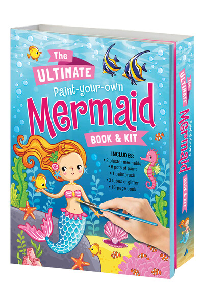 The Ultimate Paint Your Own Mermaid Book & Kit