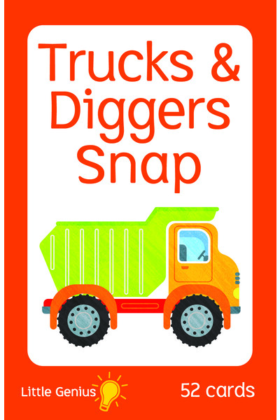 Little Genius Card - Trucks and Diggers Snap