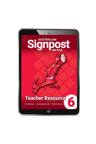 Australian Signpost Maths (Fourth Edition - AC 9.0) - Teacher's Book: Year 6 (Reader+ eBook - Digital Only)