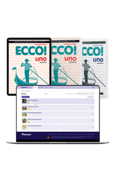 Ecco! uno (3rd Edition) - Student Book, eBook, Digital Hub, and Activity Book (Print & Digital)