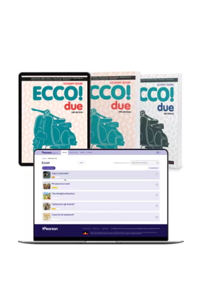 Ecco! due (3rd Edition) - Student Book, eBook, Digital Hub, and Activity Book (Print & Digital)