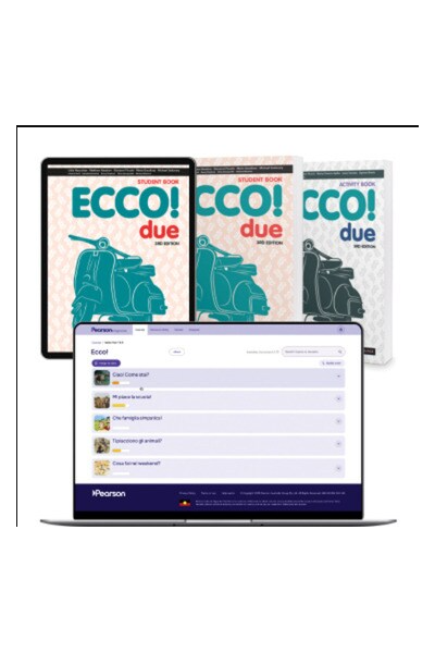 Ecco! due Student Book, eBook, Digital Hub and Activity Book, 3rd edition