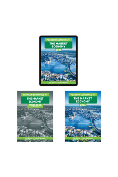 Pearson Economics 11 - The Market Economy: 2026 Pack with Student Book, eBook, and Workbook (Print & Digital)