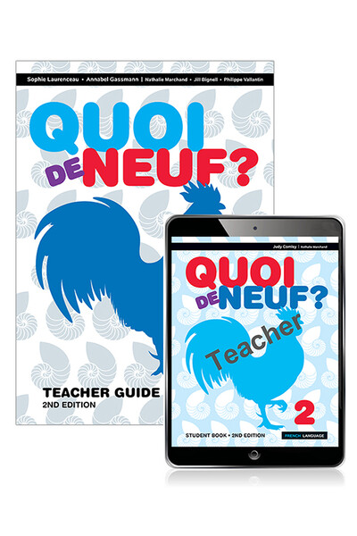 Quoi de Neuf? 2: Teacher Guide & eBook with audio (Print & Digital) - 2nd Edition