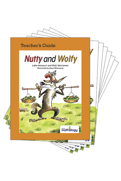Mathology Little Books - Patterns and Algebra: Nutty and Wolfy (6 Pack with Teacher's Guide)
