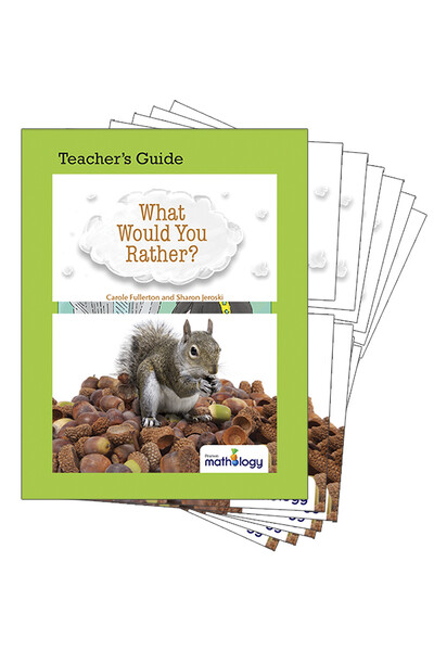 Mathology Little Books - Number: What Would You Rather? (6 Pack with Teacher's Guide)