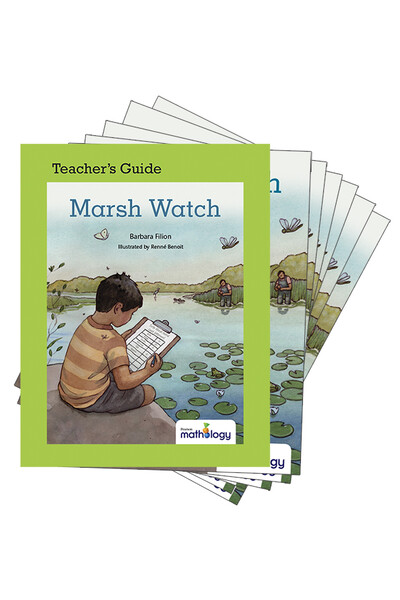 Mathology Little Books - Data Management and Probability: Marsh Watch (6 Pack with Teacher's Guide)