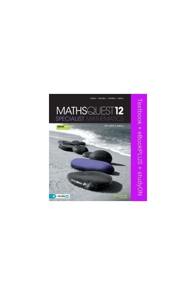 Jacaranda Maths Quest 12 Specialist Maths VCE - Units 3 & 4 & eBookPLUS (includes Calculator Companion & free StudyON)