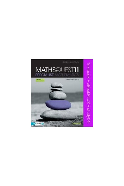 Jacaranda Maths Quest 11 Specialist Maths VCE - Units 1 & 2 & eBookPLUS (includes Calculator Companion & free StudyON)