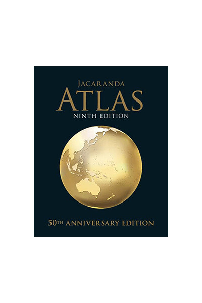 Jacaranda Atlas - 9th Edition: Student Atlas + eBookPLUS (Print & Digital)