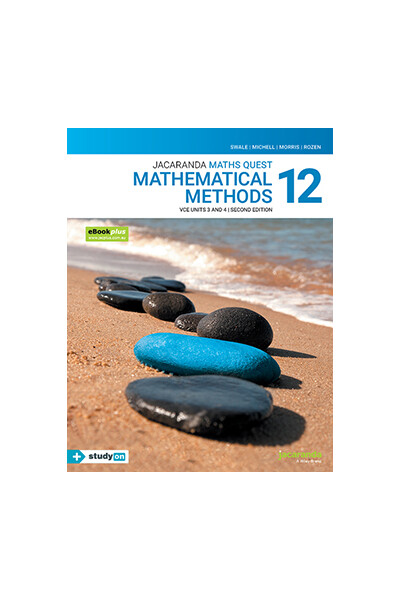 Maths Quest 12 Mathematical Methods VCE Units 3 and 4 (2nd Edition) Textbook + eBookPLUS + studyON (Print & Digital)